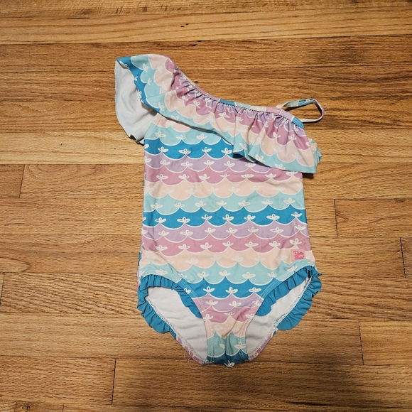 Ruffle Butts Girls One Piece Swimsuit Bathingsuit Size 5 - Picture 1 of 9